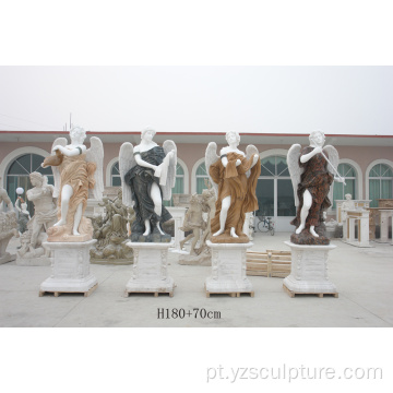 Marble Mix Color Four Seasons Statue